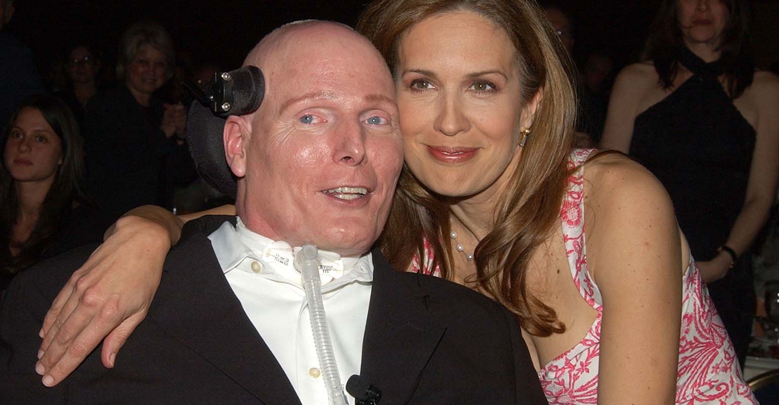 Christopher Reeve and wife Dana Reeve