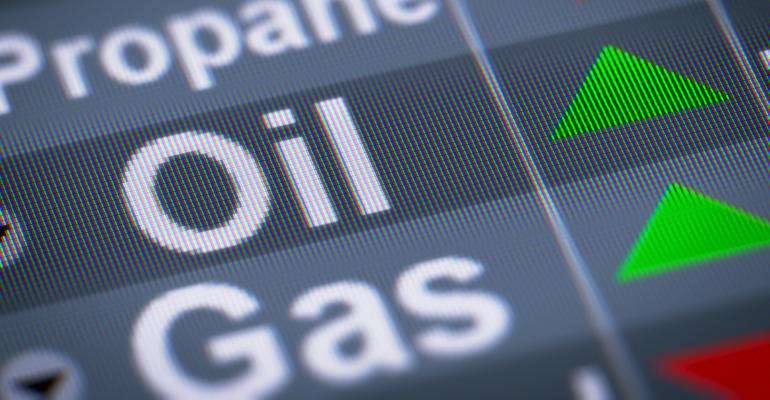 oil gas stock market prices