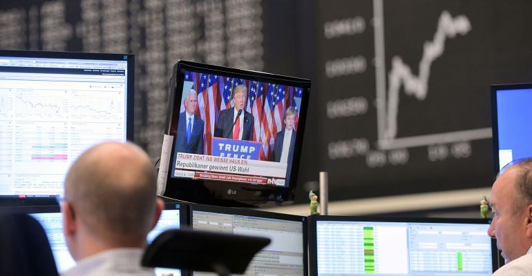 Frankfurt Stock Exchange reaction U.S. election