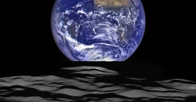 Earthset over the Moon