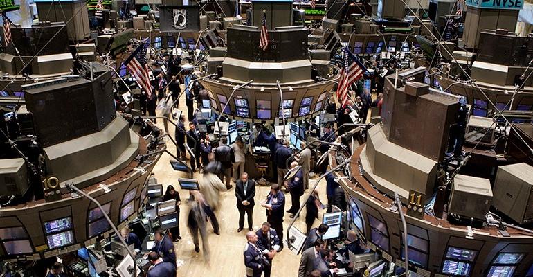 stock market scene