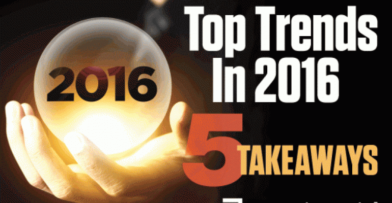 Top Trends in 2016 Key Takeaways