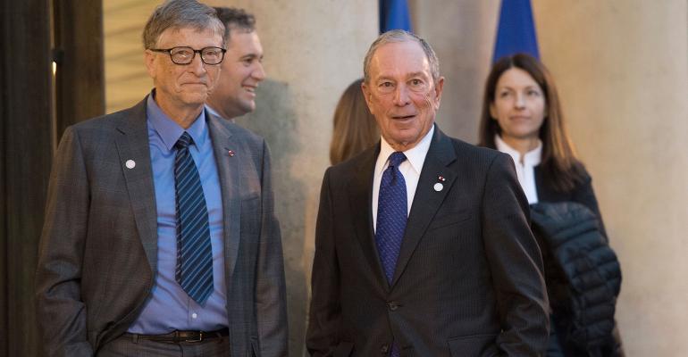 Bill Gates and Mike Bloomberg