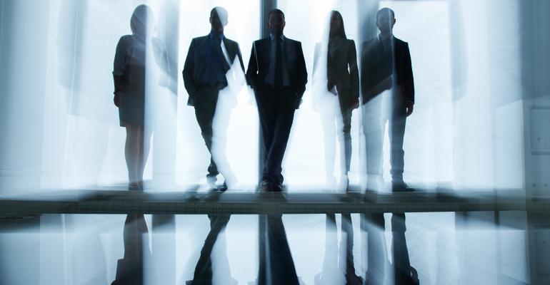 businessmen silhouette
