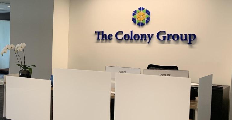 The Colony Group office RIA news merger with GW & Wade