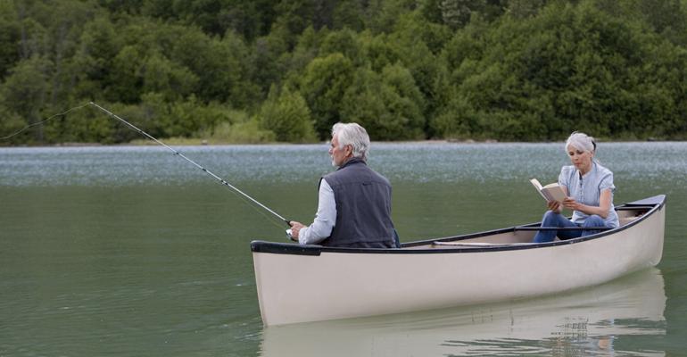 retirees fishing boat
