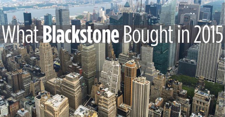 16 Real Estate Acquisitions Blackstone Made in 2015