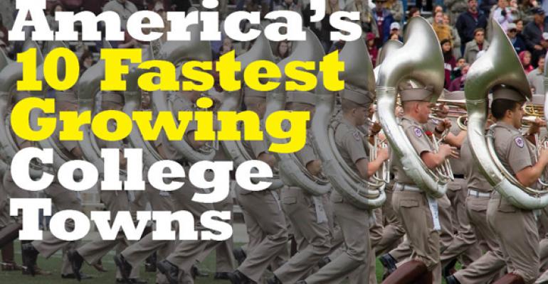 America&#039;s 10 Fastest Growing College Towns