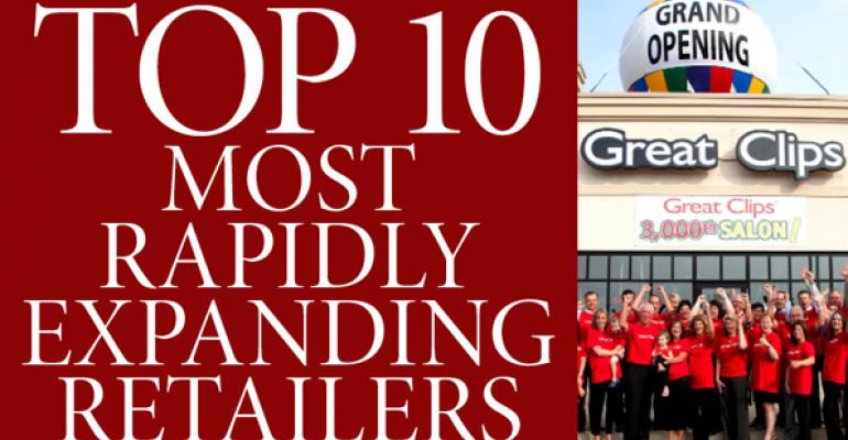 Top 10 Most Rapidly Expanding Retailers