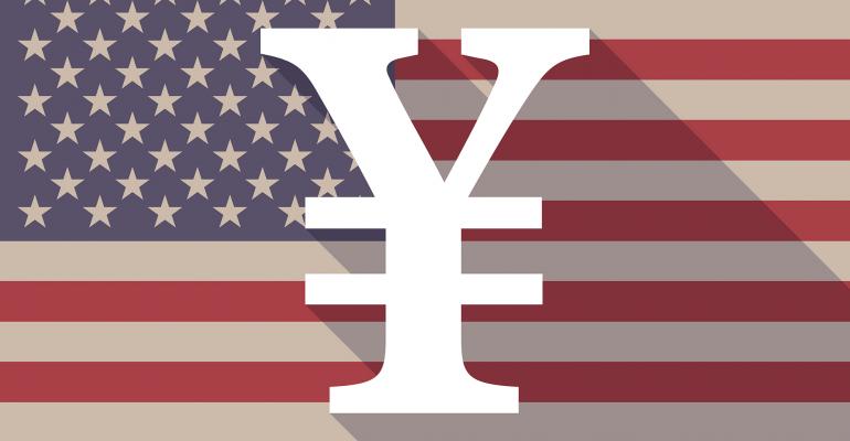 yen usa flag