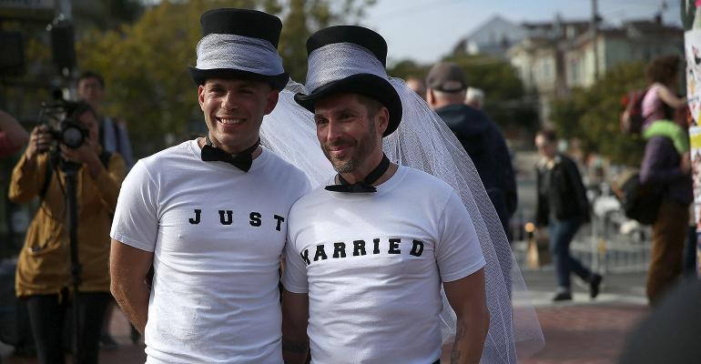 just married samesex marriage