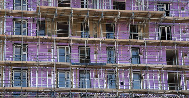 apartments scaffolding
