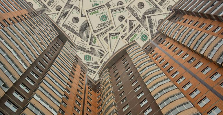 apartment buildings exterior money