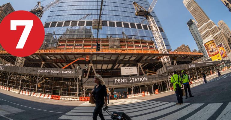Penn Station construction