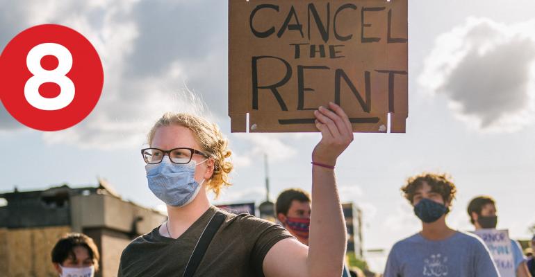 cancel rent protest