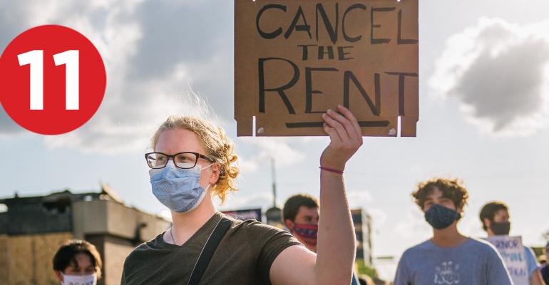 rent relief march