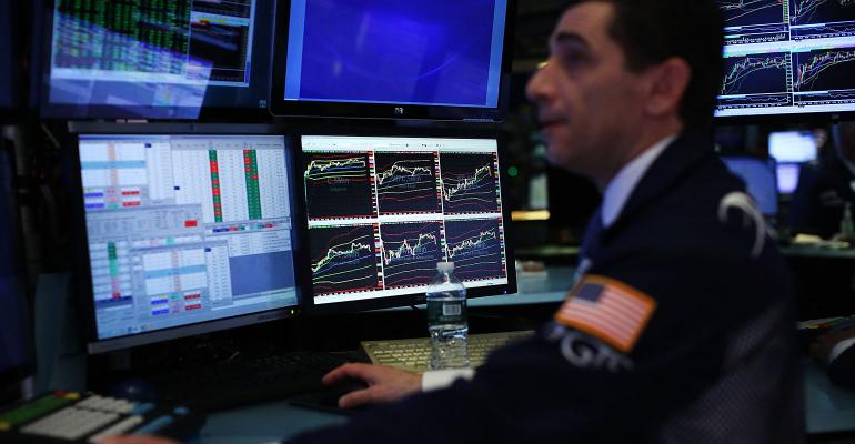 stock market trader screens