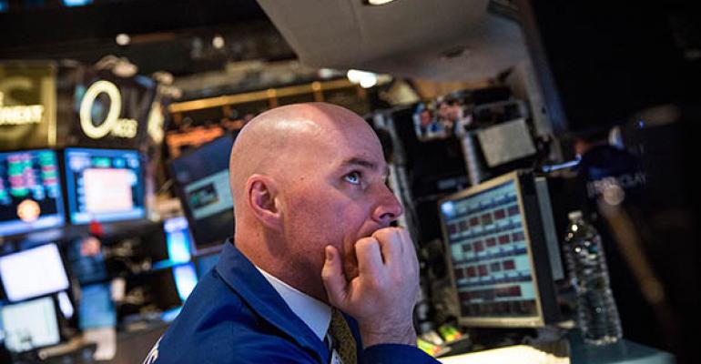 nervous stock trader