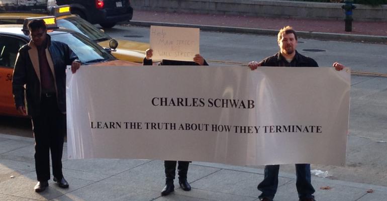 Former Schwab Advisors Protest Termination Policy at IMPACT