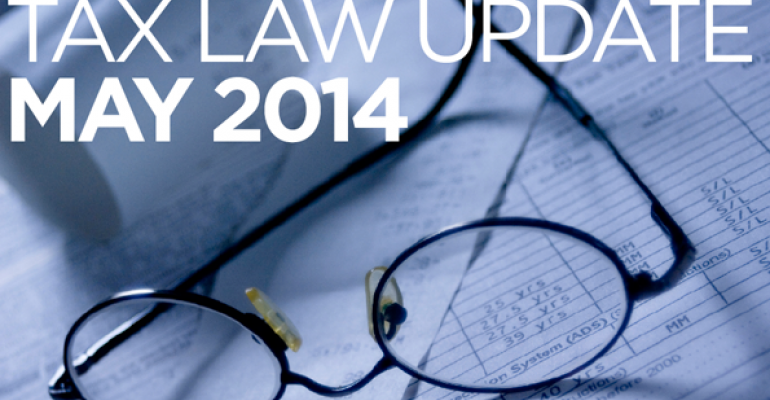 Tax Law Update: May 2014