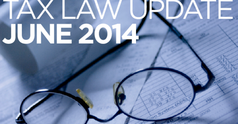 Tax Law Update: June 2014
