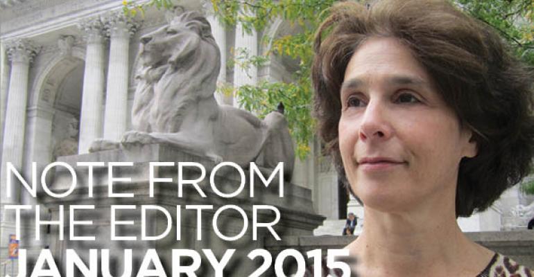 Note From The Editor: January 2015