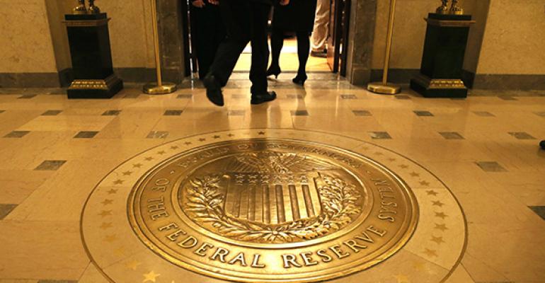 Federal Reserve seal floor