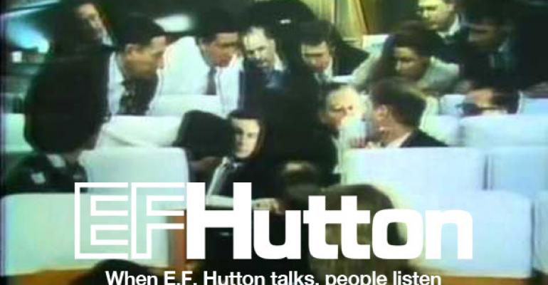 E.F. Hutton Speaks Up, Again 