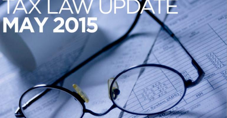 Tax Law Update: May 2015