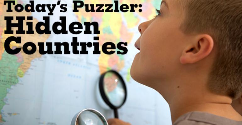 The Puzzler #48: Hidden Countries