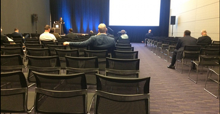 Zoe Knight39s session on climate change at the Schwab IMPACT 2015 conference was sparsely attended
