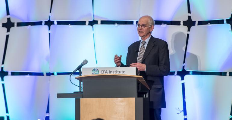 Steve Lydenberg Partner Strategic Vision at Domini Funds at the CFA Institute Conference in Montreal