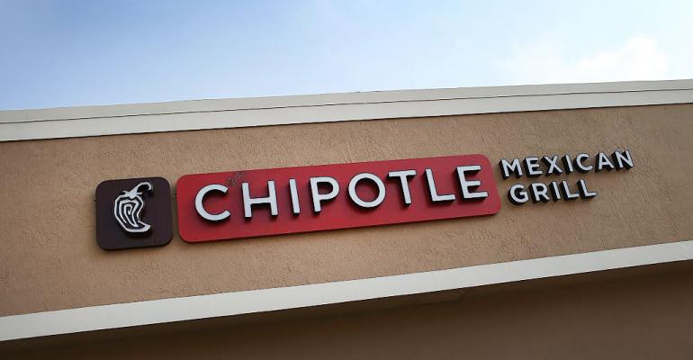 Chipotle storefront sign