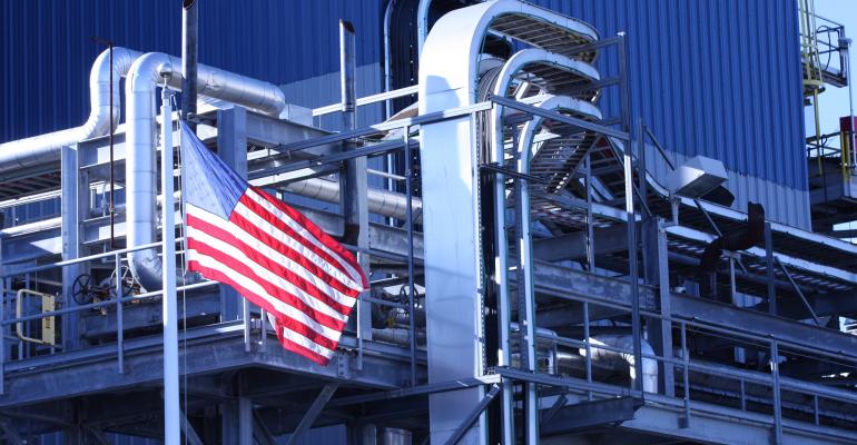factory us flag