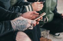 millennials phones tattoos