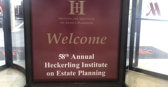 Live from Heckerling: Planning for Modest Estates