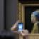 "Girl with a Pearl Earring (c. 1665)" on display at the Frick