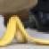 stepping on banan