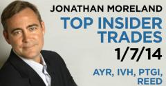 Top Insider Trades 1/7/14: AYR, IVH, PTGI, REED