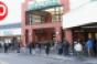 whole foods store-people waiting to get in