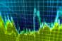 green stock market graph