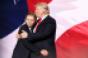 Donald Trump Barron Trump hug