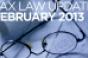 Tax Law Update February 2013