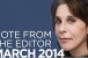 Editor&#039;s Note: March 2014