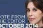 Note From The Editor: October 2014