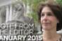 Note From The Editor: February 2015