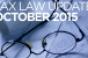 Tax Law Update: October 2015