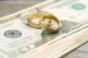 wedding rings and money