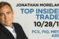 Top Insider Trades 10/28/13: FCX, FIO, MRTX, ARDC
