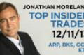 Top Insider Trades 12/11/13: ARP, BKS, GGP, KTF